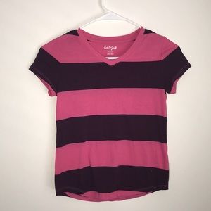 Pink & Purple Striped T-Shirt